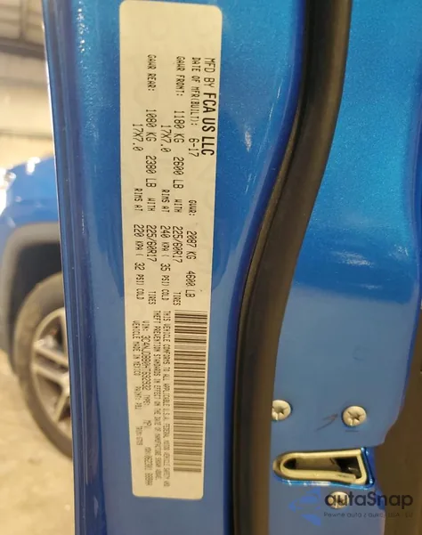 2017 Jeep Compass Latitude from USA, damaged, VIN 3C4NJDBB0HT692932